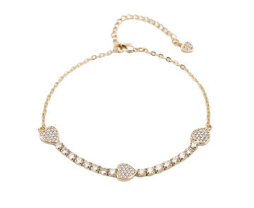 Pulseira Zircônias e Corações