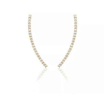 Brinco Ear Cuff Fio Cravejado com Zircônias Brancas