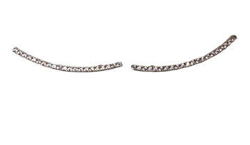 Brinco Ear Cuff Fio Cravejado Banhado a Ouro 18k