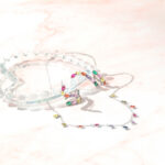 Colar Choker Gotas Liz banhado à ouro 18k